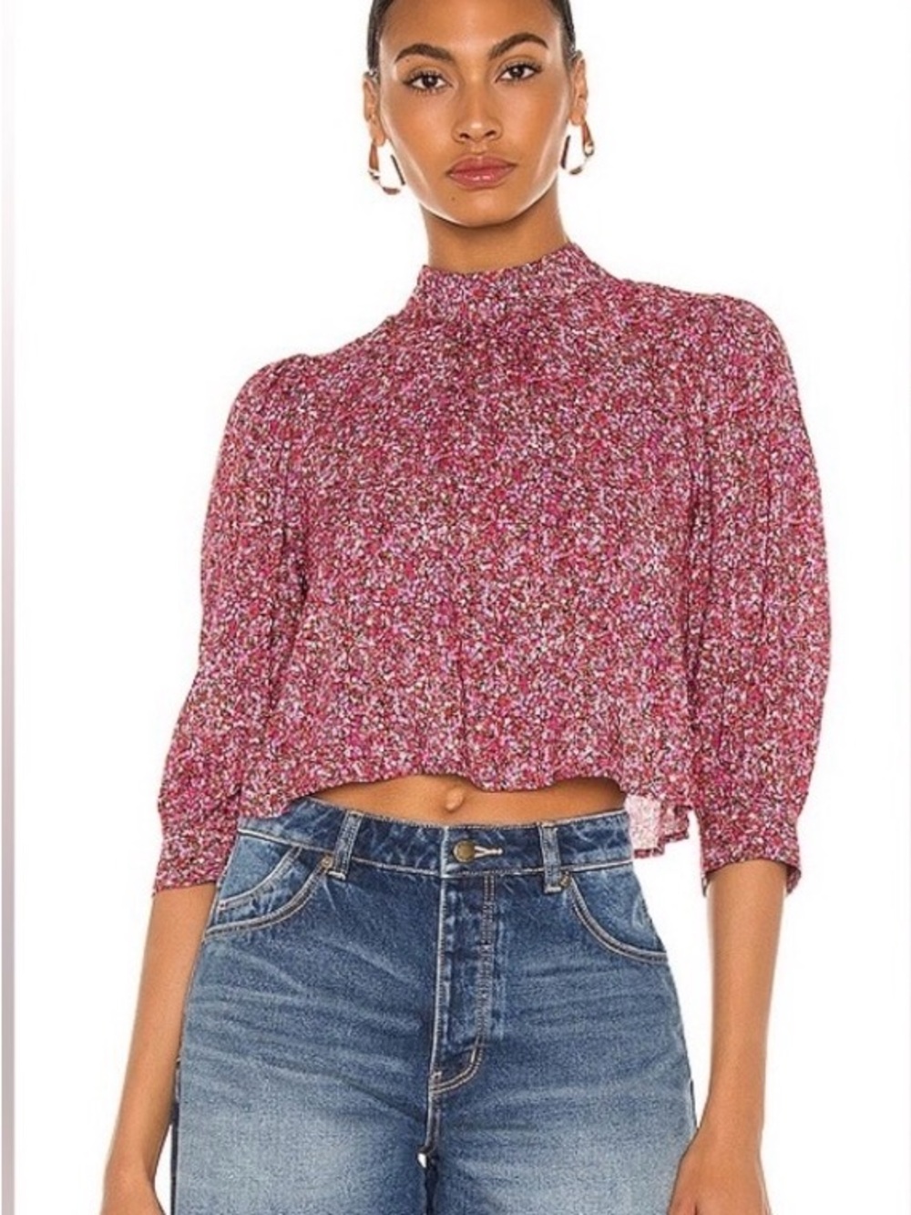 Rolla’s Stephanie Paris floral blouse XS